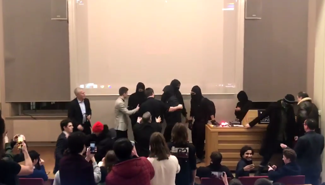 Antifa Storms Event at KCL